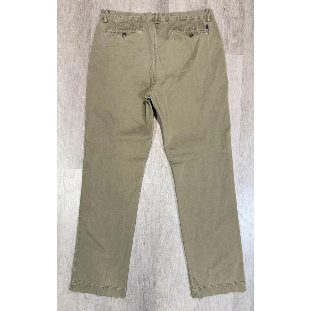 Polo Ralph Lauren The Polo Chino Pants Men's 34x34 Classic Cotton Twill Olive